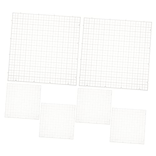 6pcs Fish Tank Divider Isolation Board Cups Pe Plate for Aquarium Supplies and Easy to Install Fish Tank Partition for Mixed Breeding - size: 30X30cm