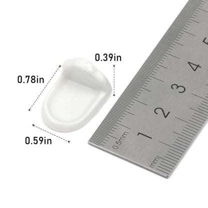 10 Pcs Isopod Feeding Dish Cricket Feeder Bowl for Isopods Springtails Dubia Roaches Tiny Bugs (White)