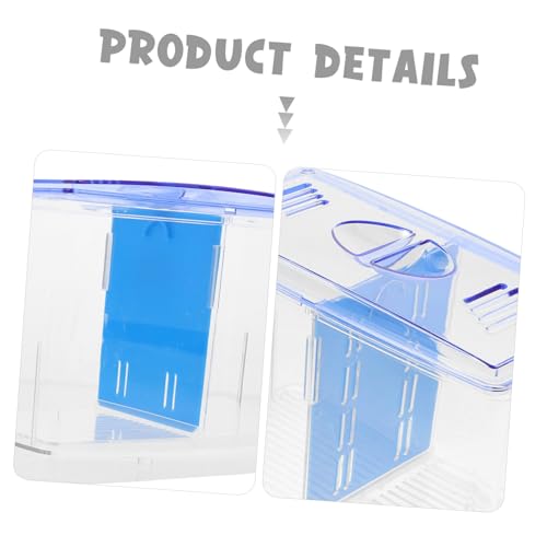 Totority Fish Tank Isolation Box Guppy Breeding Fry Incubator Aquarium Divider Observation Window for Fish Nursery