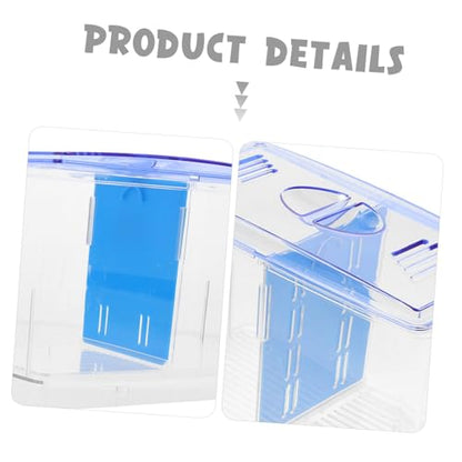Totority Fish Tank Isolation Box Guppy Breeding Fry Incubator Aquarium Divider Observation Window for Fish Nursery