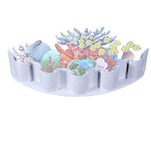 Aquarium Substrate Barrier Sand Isolation Board Substrate Barrier | Water Plant Fish Tank Bottom Fence, Separate Gravel in Aquarium or Terrarium - color: B