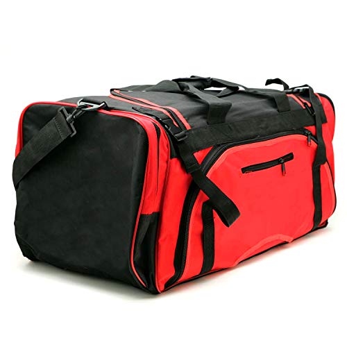 AAMA Martial Arts Taekwondo Sparring Gear Equipment Bag - color: Red