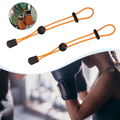 Boxing Gloves Carrying Strap,Shoulder Lanyard Organizer,Holder,Carry Leash,Hanging Leash Boxing Carrier - color: orange