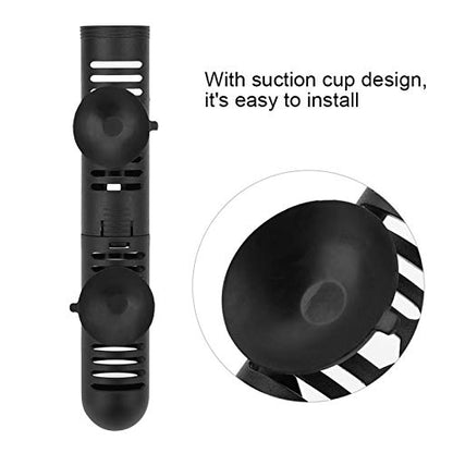 GOTOTOP Fish Heater Protective Case, Aquarium Fish Heater Protective Case Detachable Designed Cover with Suction Cups(No. 2 Protective Sleeve 30.55 cm Long) - size: No. 2 protective sleeve 30.55 cm long