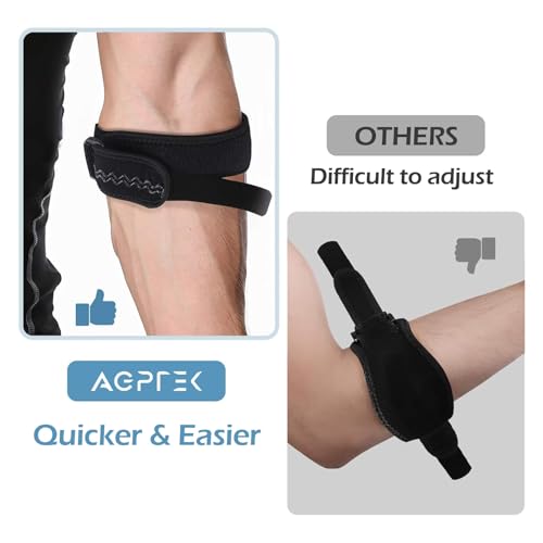 AGPTEK Elbow Brace for Tendonitis and Tennis Elbow 2 Pack, Tennis Golfers Elbow Support Arm Band Elbow Wrap Weightlifting Elbow Strap with Compression Pad for Men & Women (Green) - color: Green