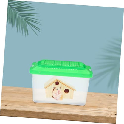 Totority Portable Turtle and Fish Carrier Box Reptile Habitat Lightweight Handheld Tank for to Clean Optimal Airflow for and Turtles Medium