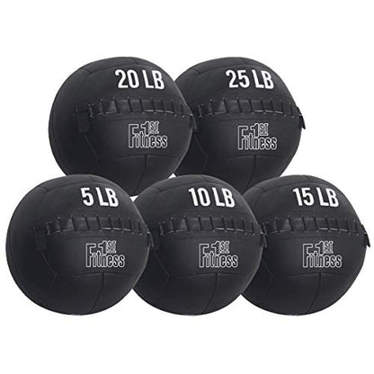 Fitness First Soft Wall Ball, 5-25 LBS, Durable Reinforced for Core Strength Building, Cardio - size: 20lb, new
