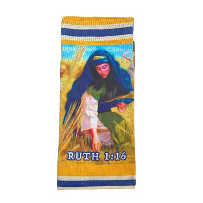 Bible Verse Socks for Women - Christian Crew Socks | Inspirational and Comfortable, Easter Gift Idea - color: Ruth