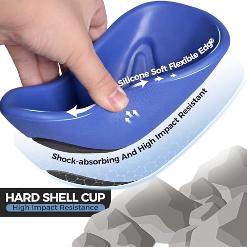 MMA Groin High Impact Protector Athletic Cup for Boxing | Youth Adults Protective Gear BJJ Boxing Muay Thai Wrestling Baseball Football Lacrosse - size: Adult