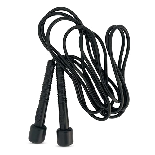 Green Hill Jump Rope for Youth & Adults – Adjustable Nylon Jumping Rope & Skipping Rope - Speed Rope for Fitness, Boxing, CrossFit, Gym & Home Workouts - color: Black