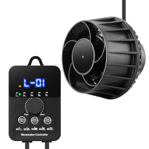4200GPH Aquarium Wavemaker Pump With Controller 30W DC24V Powerhead with Magnetic Mounting, Wavemaker with LED Display for 200 to 300 Gallon Tank - size: 30W 4200GPH