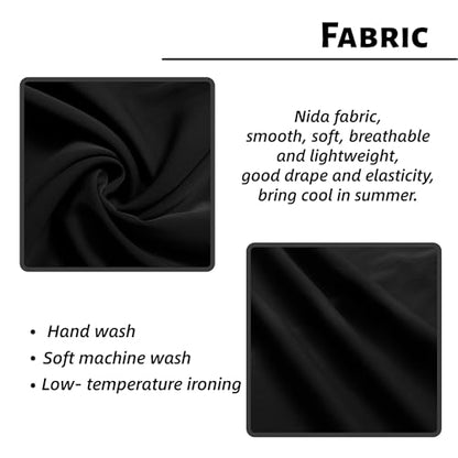 Women Abaya Dress with Belt Muslim Bell Sleeve Robe Islamic Prayer Jilbab | with Belt, A-line Skirt, Bell Sleeve - color: Black, size: Medium
