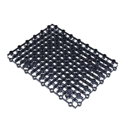 Hemobllo 2pcs Multi-Function Tank Bottom Plate, PVC Aquarium Divider with 8 Nail Set for Tanks (Black) - size: Size 2