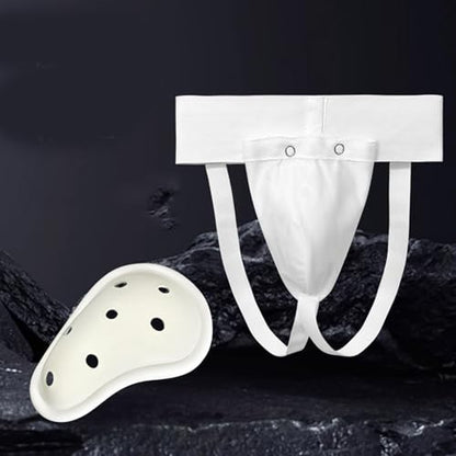 Groin Guard for Kickboxing Jockstrap Abdominal Protectors Grappling Gear for Men Boxing Martial Art Sparring Male Training Groin Guard - size: X-Large