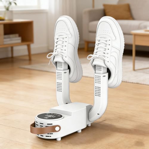 Boxing Glove Dryer with Smart Display, Portable Fresh Strike Glove Dryer, Constant Temperature Punching Gloves Dryer with Adjustable Heat & Timer for Boot Glove (White#A) - color: White#A