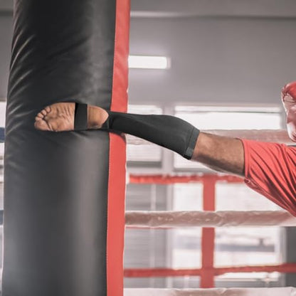 Kickboxing Shin Guard - Shin Kickboxing Pad, Lightweight Shin Instep | Padded Guards | Breathable Instep Guard Training, Easy to Handle Sparring Protective Gear, Shin Kick Pads for Adults - size: Small