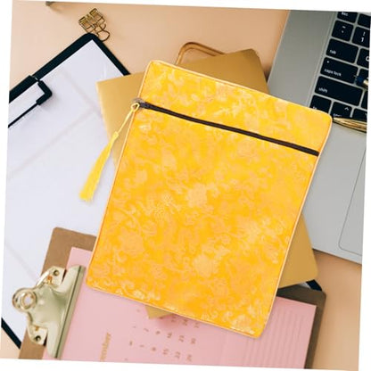 FRCOLOR Book Carrying Bag Bag Quran Cover Bible Protective Silk Fabric Storage for Clothes Wallet Wedding Purse