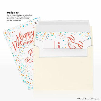 A2 Invitation Envelopes (4 3/8 x 5 3/4) - 70lb. Classic Linen Solar White (1000 Qty.) | Perfect for Invitations, Announcements, Sending Cards, RSVP Cards | 4870-70SWLI-1M - color: 70lb. Classic Linen Solar White, size: 1000 Qty.