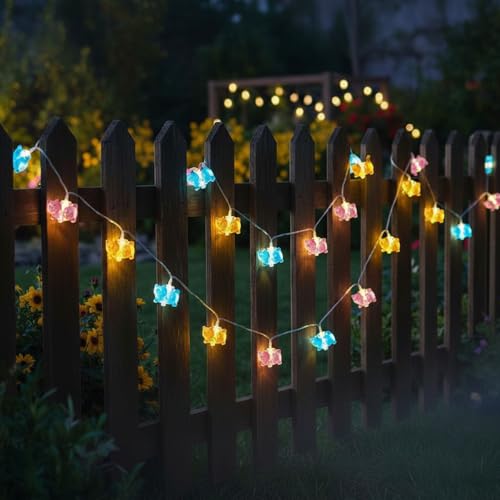 30 LED Cat String Lights 10ft Battery Powered Kitty Fairy Lights for Bedroom, Party, Christmas Decor - style: Cat