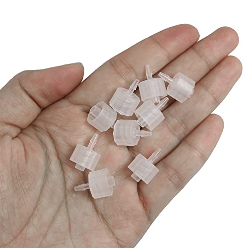 MEETOOT 10pcs Male Luer Lock 1/16" PP Hose Barb Adapter for Laboratory Biochemical/Analytical Instruments, Food Machinery and Aquarium Equipment - size: 1/16Inch