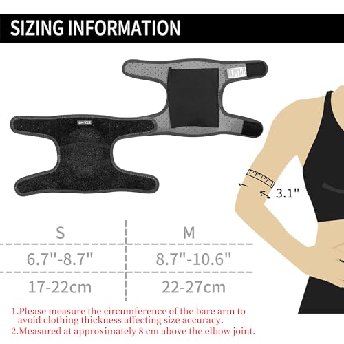 ONTYZZ Kids Elbow Pads Breathable Arm Stretchy Cotton Elbow Pads Elbow Protector for Skiing, Skating, Volleyball, Cycling Sports Safety Gear - color: ‎Black/YM