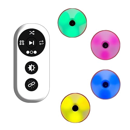 OVARIA Speed Agility Training Lights, Reaction Training Equipment with Remote Control, Portable Sports Fitness Trainer for Basketball, Soccer and Lacrosse (Size : 4) - size: 4