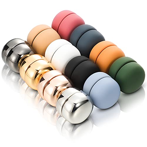 Juinte 12 Pieces Hijab Magnets Scarf Pins Strongest Colorful Multi-use Round Commercial Hijab Magnets for Women Pinless Strong Scarf Pins for Women Scarves Costume