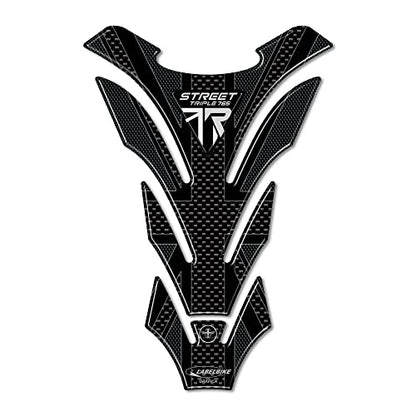 labelbike - 3D Sticker Motorcycle Fuel Tank Pad Protection and Decoration in Resin Compatible with Triumph Street Triple 765 R 2023