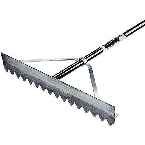 ProTurf Lute Rake, 24-Inch - style: ProTurf Lute Rake - 82" Handle, 24" Wide