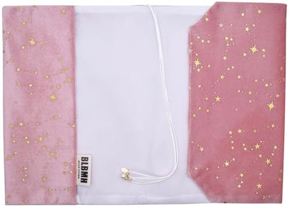 BLBMH 10x7 Fabric Book Covers for Hardcover Paperbacks Bible - Velvet Pink - color: Velvet Pink
