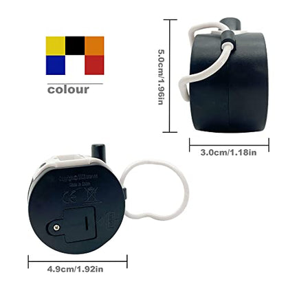 Tally Counter Digital LCD Electronic Handheld 5-Digit Number Count Clicker - color: Orange