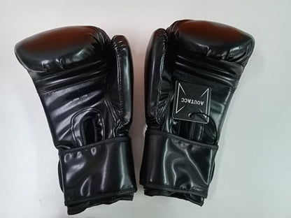 Boxing Gloves for Men and Women,PU Leather Breathable Pro Training Gloves,Hook and Loop Closure Boxing Training Gloves for Sparring MMA Kickboxing Muay Thai - size: 08 oz