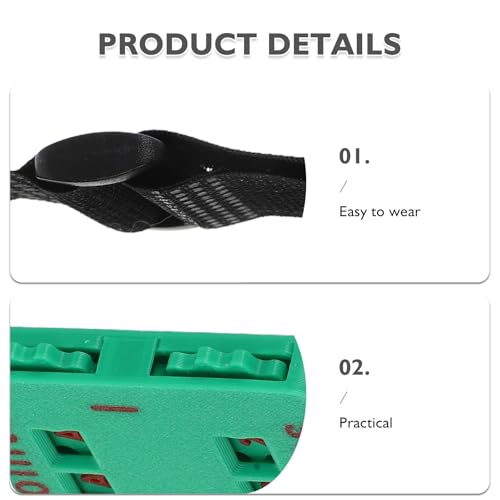 Competitive Match Score Keeper Wristband, Portable Game Stroke Counter for Team Sports, Cricket, Table Tennis, Recreational Use Green
