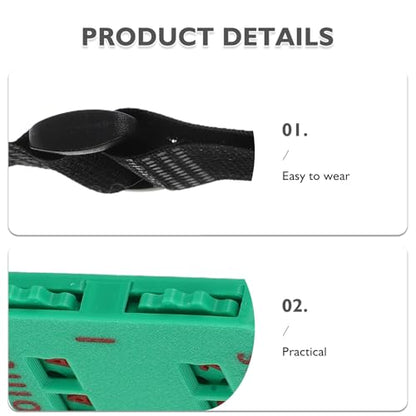 Competitive Match Score Keeper Wristband, Portable Game Stroke Counter for Team Sports, Cricket, Table Tennis, Recreational Use Green
