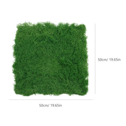Realistic Artificial Moss Turf Faux Pad Decorative Grass for Garden Home Bonsai Fish Tank