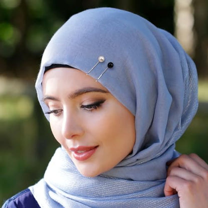 Joez Wonderful 12pcs Hijab Pins Clips for Women, 12 Colors - color: 12pcs, 12 Colors