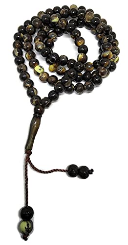 Muslim Tasbih 99 Beads AMN106 Islam Prayer dhikr Beads with Allah Muhammad Names Engraved