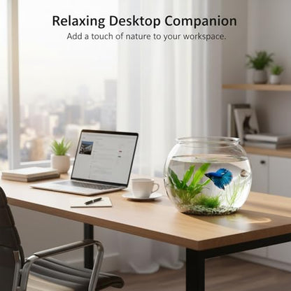 1 Gallon Plastic Fish Bowl, Shatterproof Clear Round Goldfish Betta Tank, Small Bubble Bowl Vase for Centerpiece, Candy Jar, Carnival Game & Party Drink Container - size: 19.5X19.5X18CM