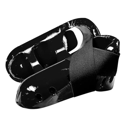 AAMA Custom Foam Sparring Gear Set - Foam Headgear, Olympic Style Chest Guard, Foam Punch and Kick - color: BLACK