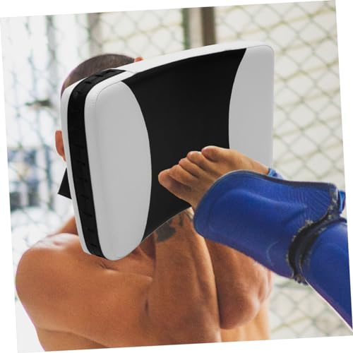 Taekwondo Kick Pad Curved Target Shield for Boxing and Karate Training Sturdy Wear-Resistant Material for Boys and Girls and Sparring Gear