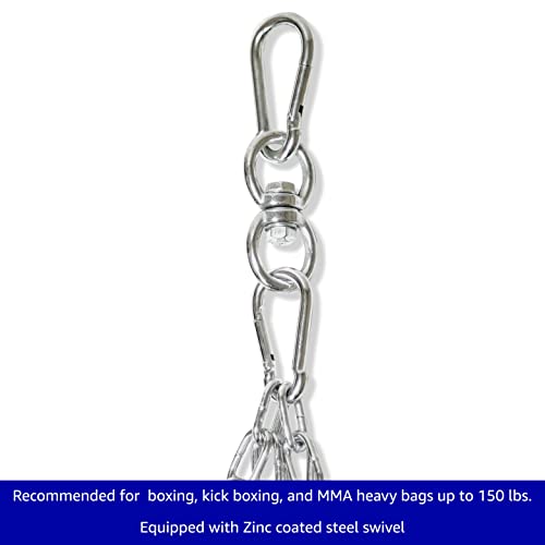 Trademark Innovations Boxing Kick Boxing Heavy Bag Chain Hanger and Swivel