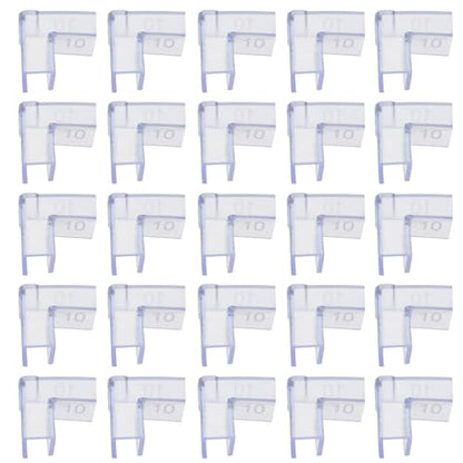25pcs Aquarium Corner Guards 90 Degree L-Shaped Fish Tank Glass Edge Protectors 10mm Thick Safety Furniture Edge and Corner Guards