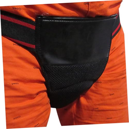 Portable Comfortable Groin Protector with Integrated Crotch Guard for Men Boxing MMA Taekwondo Training Wear-Resistant Protective Gear for Competitive Sports