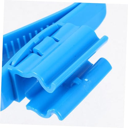 Abaodam 6pcs Aquarium Water Pipe Fixing Clips Robust Hose Clamps for Fish Tank Easy to Install Plastic Accessories for Water Pipe Connection - color: Blue