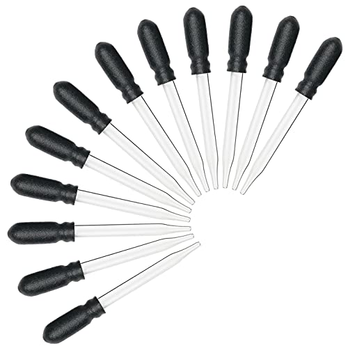 Ezy Dose Ear & Eye Medicine Droppers, 1 mL Glass Pipettes, 12 Count | Calibrated Tubes Support Precise Liquid Dispensing, Convenient Multi-Pack For Routine Use, Made In USA, BPA-Free - size: 12 Count (Pack of 1), style: Straight Tip