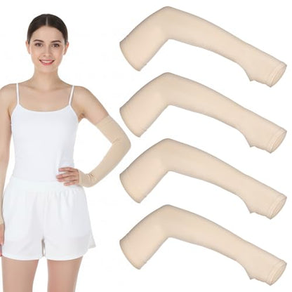 2 Pairs Protective Arm Sleeve for Thin Skin Elderly Skin Tear and Bruise, Protection Sleeves for Men and Women