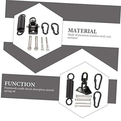 Kisangel 1set Heavy Bag Hanger Bracket Set Stainless Steel Sandbag Suspension Hooks for Use Easy to Install Versatile for Hammocks Boxing Equipment