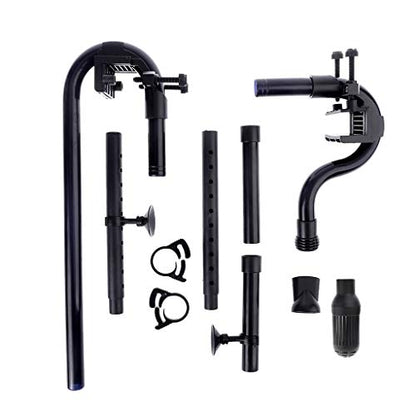 Canister Filter Intakes Outlet Tube Set Replacement Accessories With Strong Suction Cups Fish For Tank Canister Filter Match With 0.63 Inch ID Hose