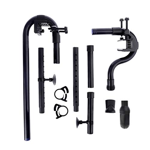 Canister Filter Intakes Outlet Tube Set Replacement Accessories With Strong Suction Cups Fish For Tank Canister Filter Match With 0.63 Inch ID Hose