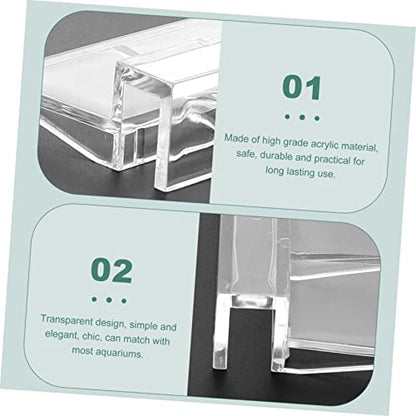 Toddmomy 10pcs Aquarium Cover Frame Support Racks Durable Fish Tank Brackets for Secure Covers Professional Accessories for Fish Tank Setup and Maintenance